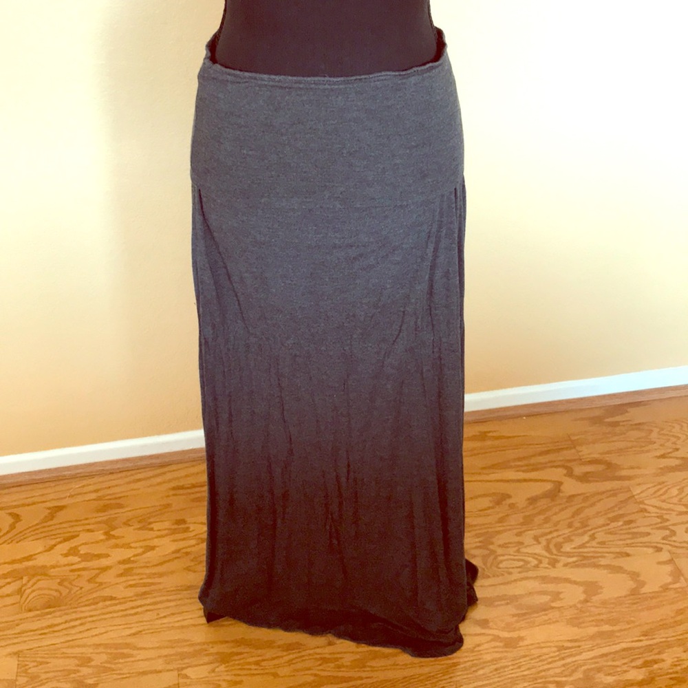 Grey Zenana Premium Stretch Skirt